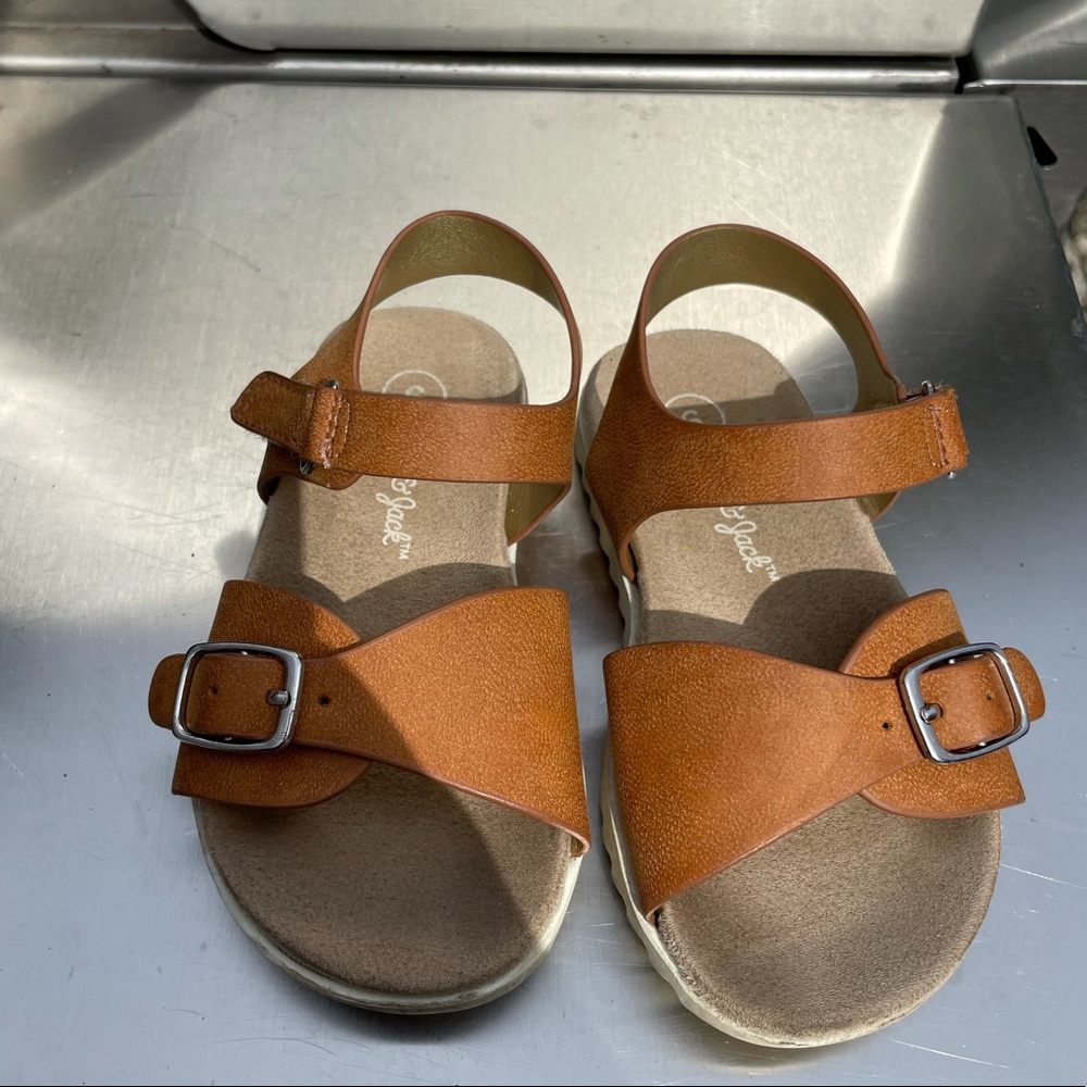 Tan Cat & Jack toddler sandals